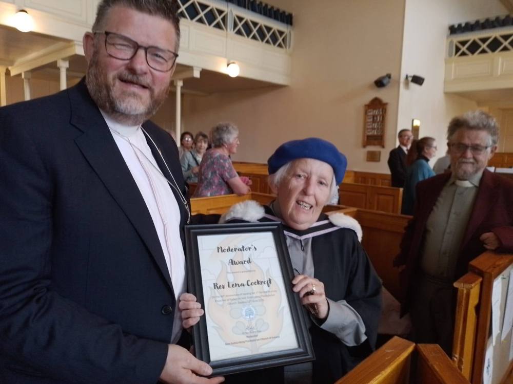Lena 50 anniversary as preacher small