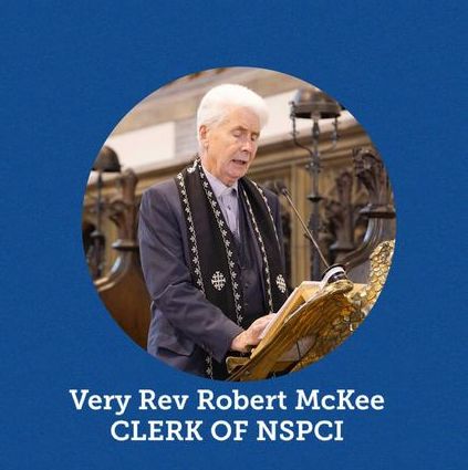 Clerk of NSPCI Very Rev. Robert McKee